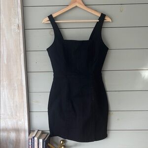 Black Sleeveless Mini Dress